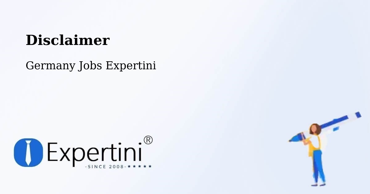 Disclaimer – Cavertitz - Germany Jobs Expertini